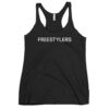 Freestylers - Women's Racerback Tank - White logo