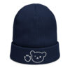 Logo Beanie - Organic ribbed beanie - Grin And Bear - Image 4